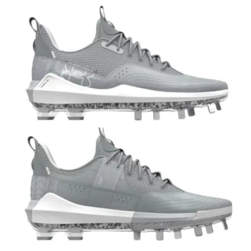 Under Armour Harper BH7 Baseball Cleats Gray Men's 8 NWOT